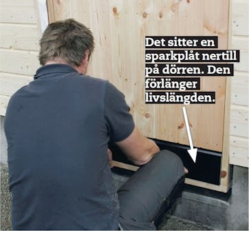 Garage byggsats: Fönster och dörr Garage byggsats